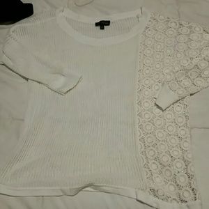 Limited white sweater